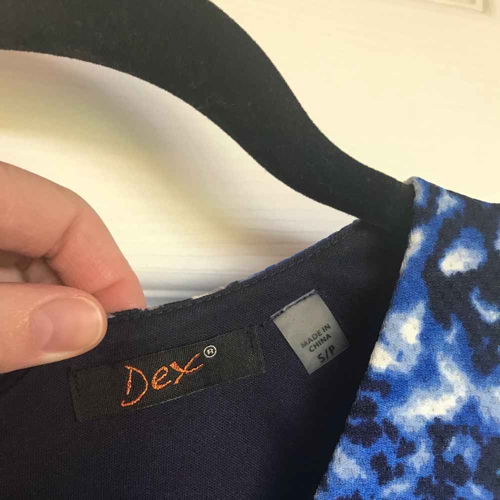 Dex brand pleated floral dress sz small - Picture 3 of 8